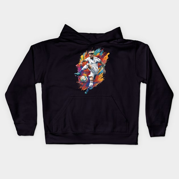 Football Life Kids Hoodie by animegirlnft